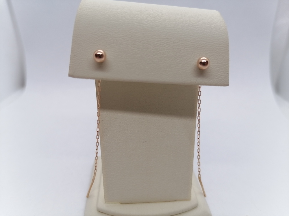 51-123-01620-1 СЕРЬГИ ПРОДЕВКИ без камня (Au 585)