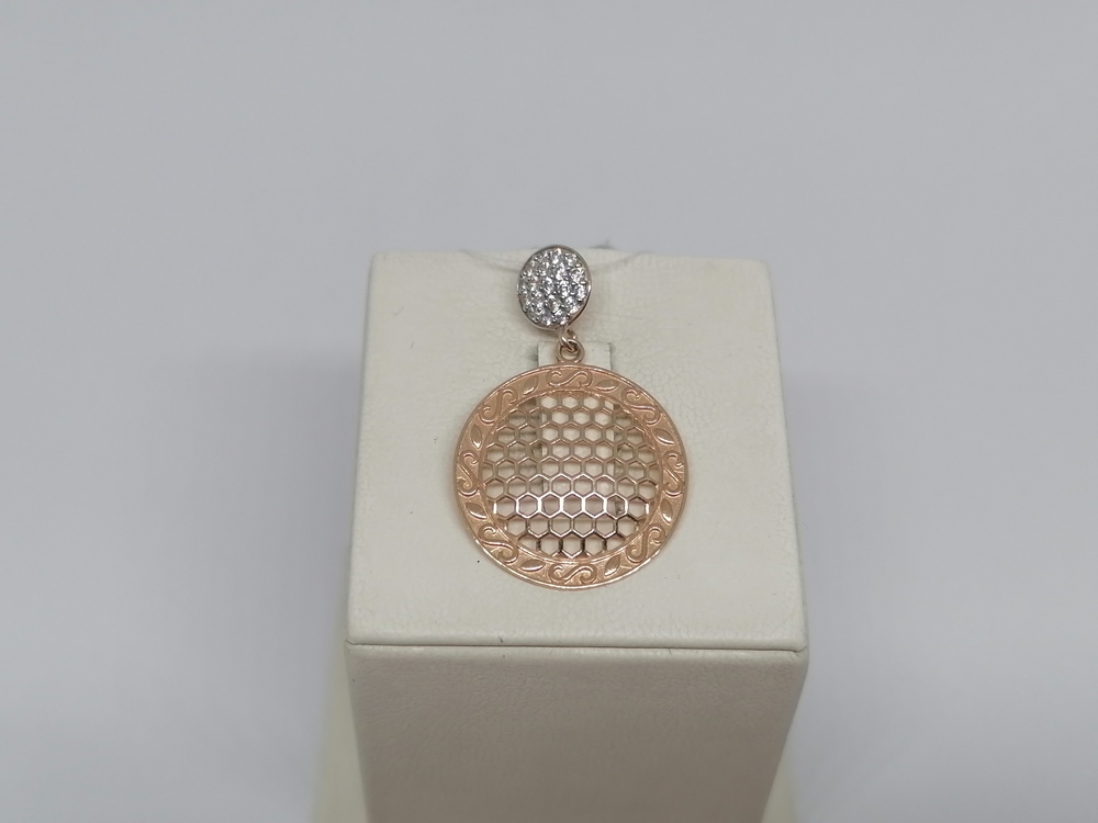 ПОДВЕСКА С КАМНЯМИ (Au 585)