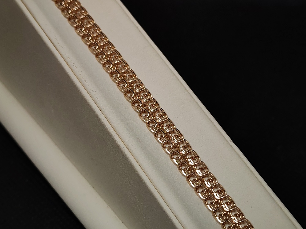 ЦЕПЬ ПОЛНОВЕСНАЯ Бисмарк (Au 585)