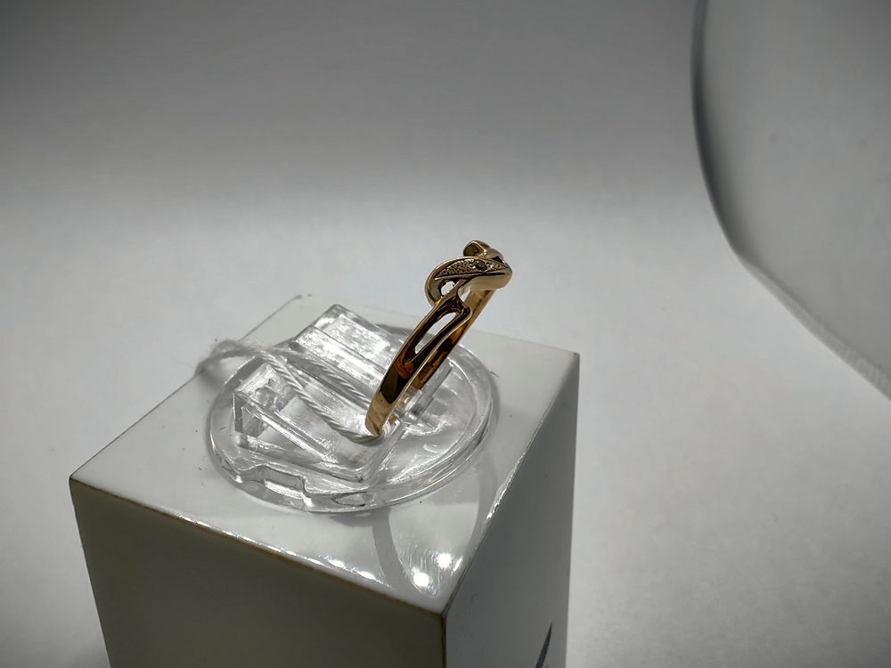 КОЛКМ585 КОЛЬЦО С КАМНЕМ (Au 585)