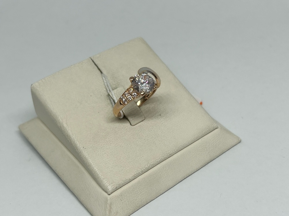 КОЛКМИ585 КОЛЬЦО С КАМНЯМИ (Au 585)