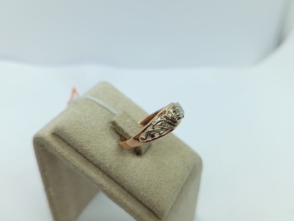 КОЛЬЦО БРИЛЛИАНТ Au 585