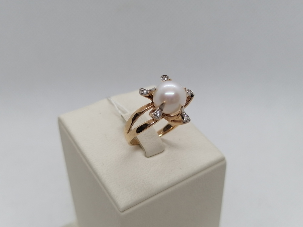 КОЛКМИ585 КОЛЬЦО С КАМНЯМИ (Au 585)