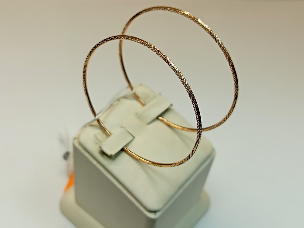 СКОН585 СЕРЬГИ КОНГО (Au 585)