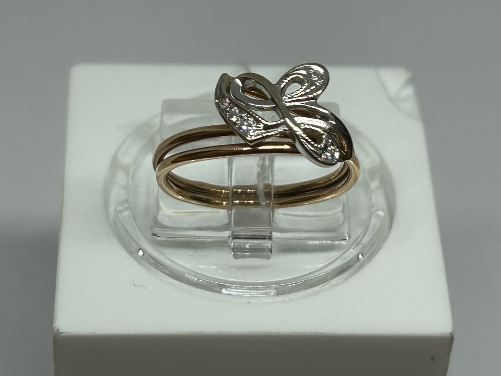 КОЛКМИ585 КОЛЬЦО С КАМНЯМИ (Au 585)