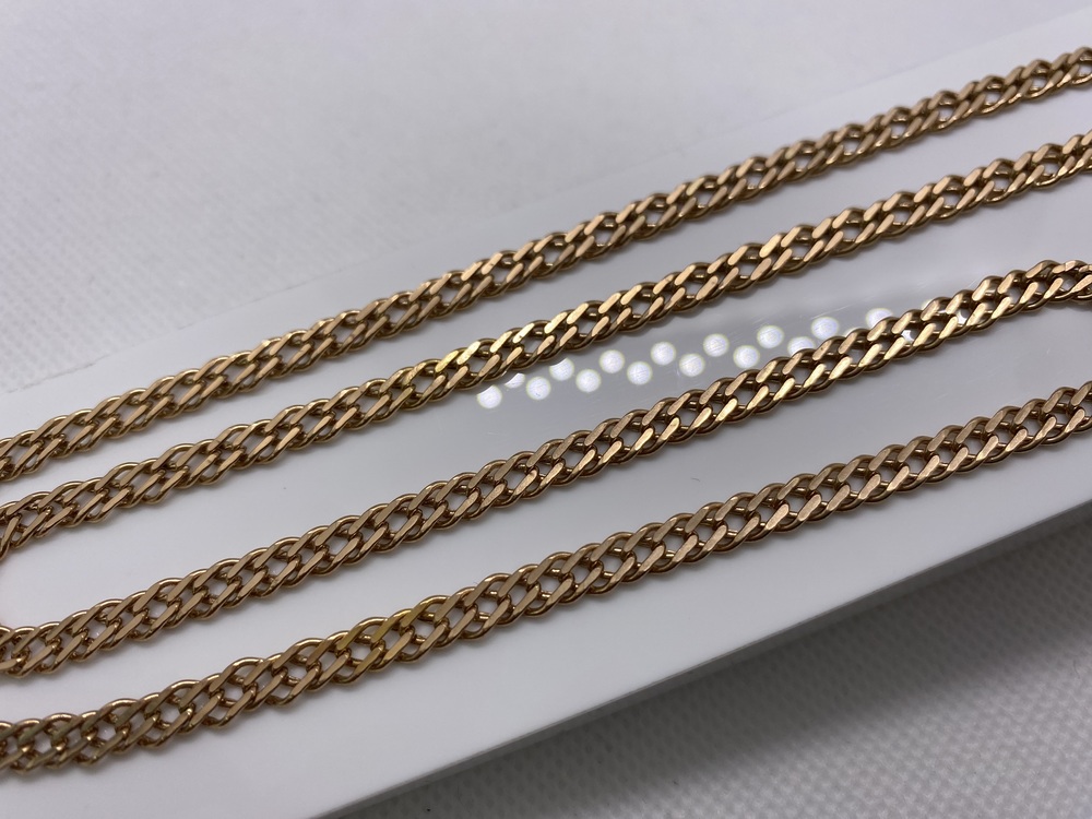 ЦЕПЬ ПУСТОТЕЛАЯ Ромб двойной (Au 585)