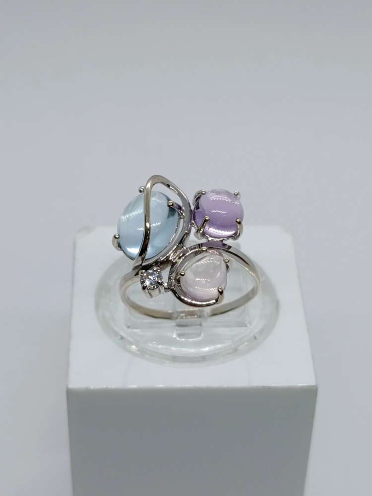 КОЛКМИ585 КОЛЬЦО С КАМНЯМИ (Au 585)