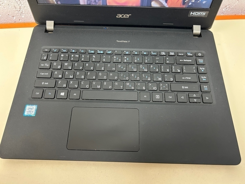 Ноутбук Acer; Core i3-8130U, Intel UHD Graphics 620, 8 Гб, 128 Гб, Нет