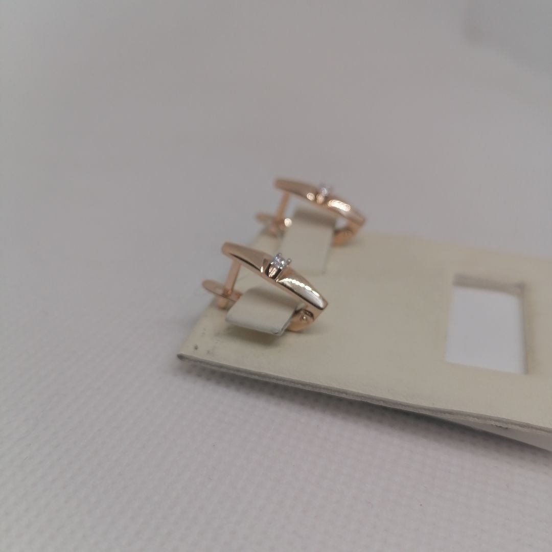 СЕРЬГИ С КАМНЕМ (Au 585)