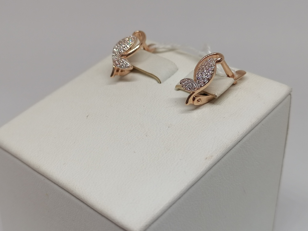 СЕРЬГИ С КАМНЯМИ (Au 585)