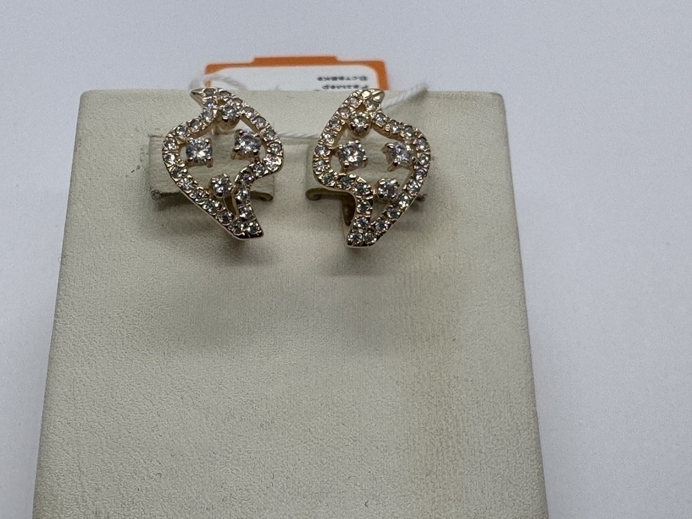 СЕРЬГИ С КАМНЯМИ (Au 585)