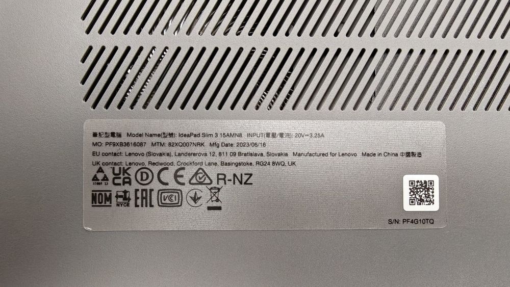 Ноутбук Lenovo; Ryzen 5 7520U, Radeon 610M, 8 Гб, 512 GB, Нет