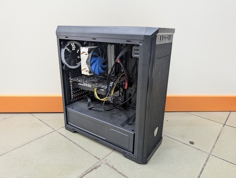 Системный блок GIGABYTE;  Core I5-11400F, GeForce GTX 1050 Ti, 32 Гб, 512 GB, Нет