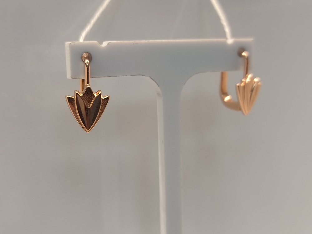 СЕРЬГИ БЕЗ КАМНЯ (Au 583)