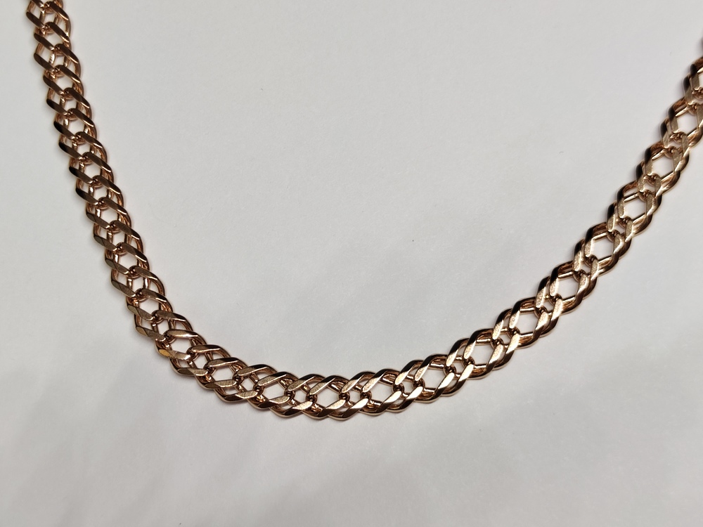 ЦЕПЬ ПОЛНОВЕСНАЯ Ромб двойной (Au 585)