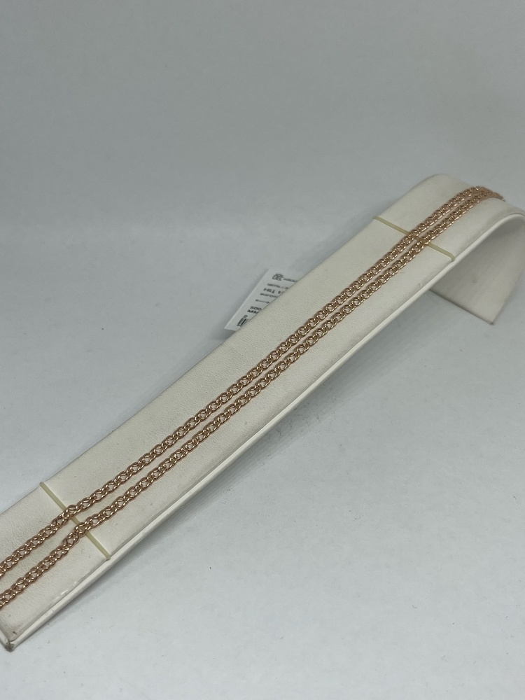 НЦ 12-076ПГ ЦЕПЬ ПУСТОТЕЛАЯ Ромб двойной (Au 585)