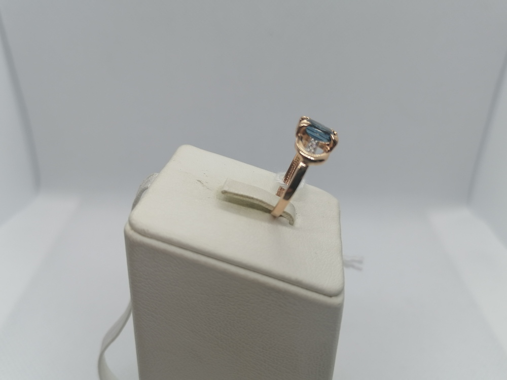 КОЛЬЦО С КАМНЯМИ (Au 585)