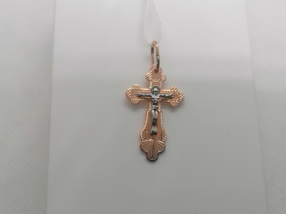 ПОДВЕСКА КРЕСТ (Au 585)