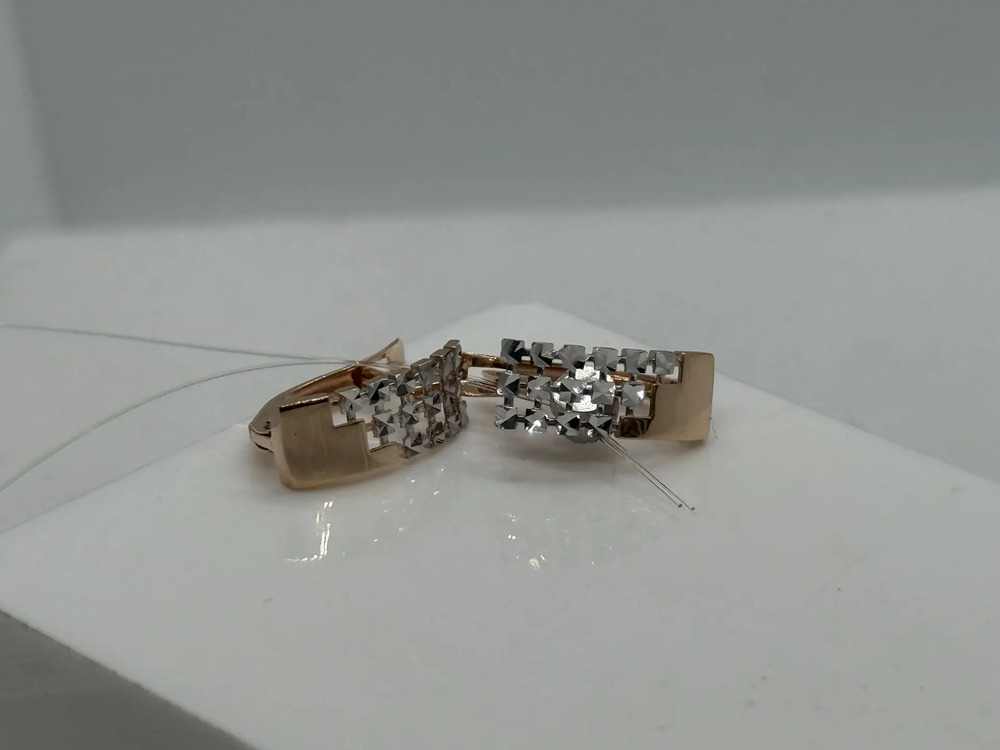 СЕРЬГИ БЕЗ КАМНЯ (Au 585)