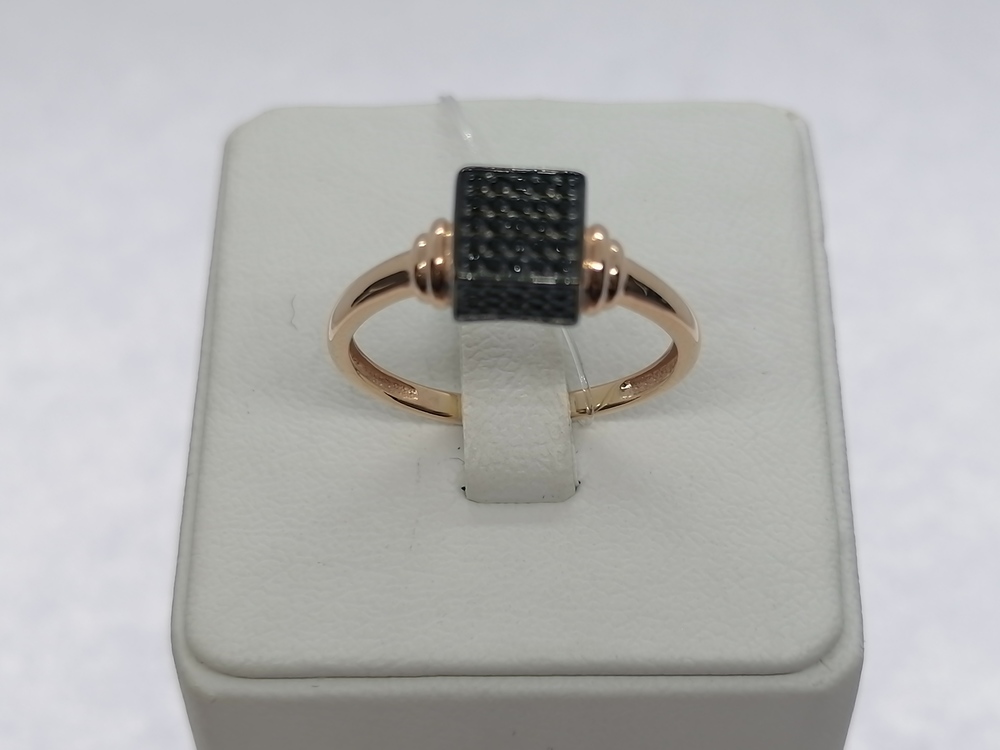 Кч4806 КОЛЬЦО С КАМНЯМИ (Au 585)