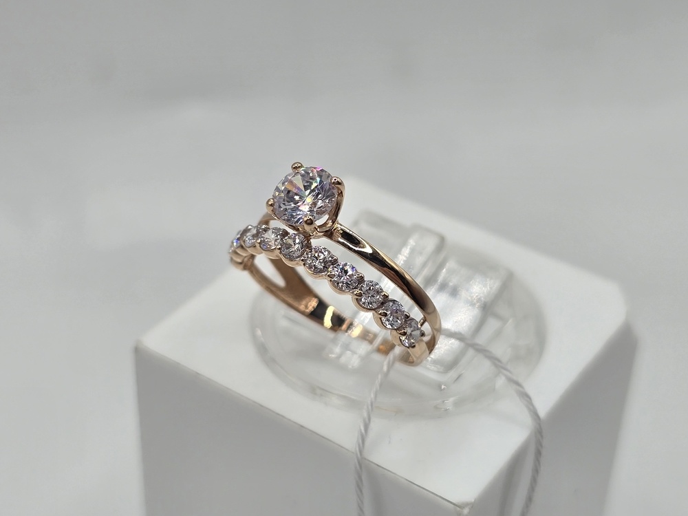 КОЛКМИ585 КОЛЬЦО С КАМНЯМИ (Au 585)