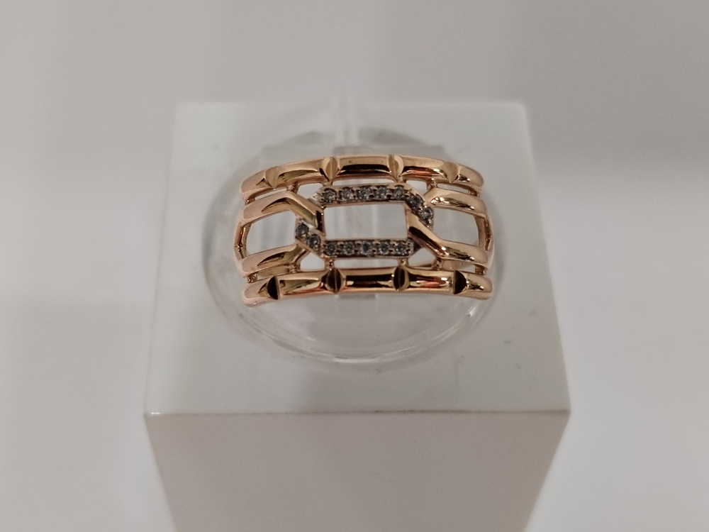 КОЛКМИ585 КОЛЬЦО С КАМНЯМИ (Au 585)