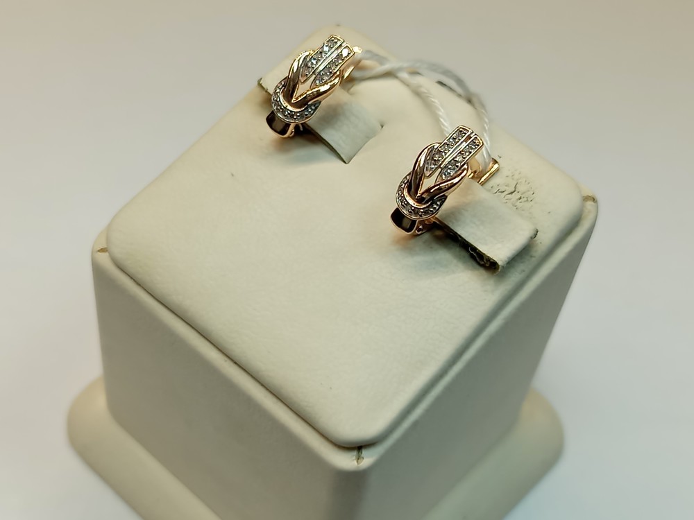 СЕРЬГИ С КАМНЯМИ (Au 585)