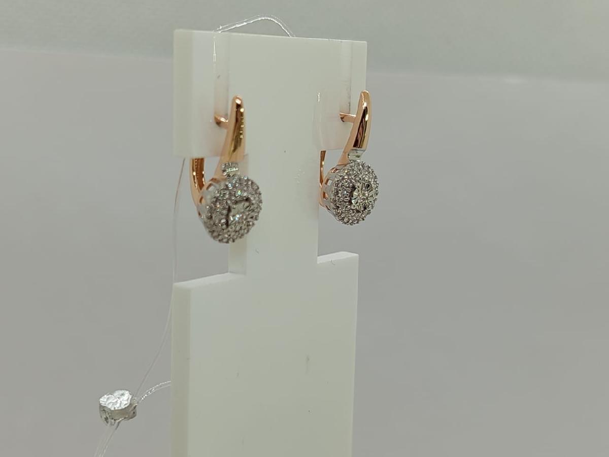 СЕРЬГИ БРИЛЛИАНТ (Au 585)