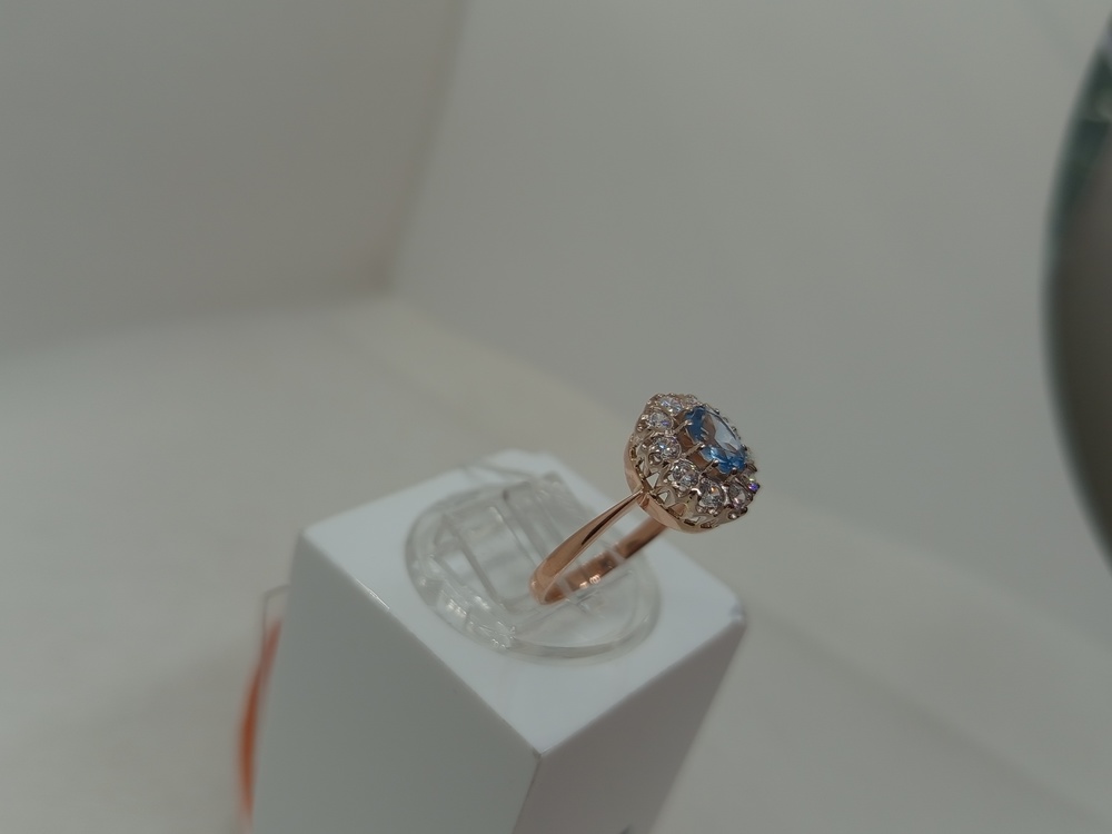 КОЛКМИ585 КОЛЬЦО С КАМНЯМИ (Au 585)