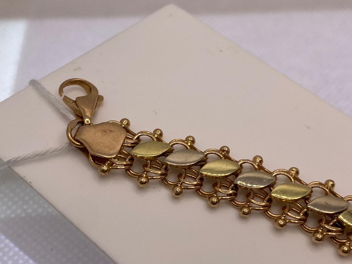 БРАСЛЕТ ПОЛНОВЕСНЫЙ Фантазия Au 585