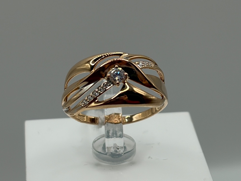 КОЛКМИ585 КОЛЬЦО С КАМНЯМИ (Au 585)