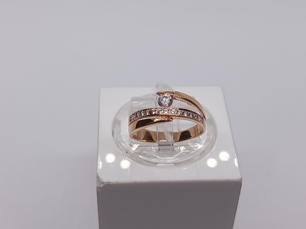 КОЛКМИ585 КОЛЬЦО С КАМНЯМИ (Au 585)