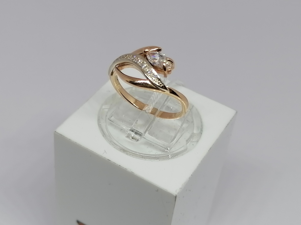 КОЛКМИ585 КОЛЬЦО С КАМНЯМИ (Au 585)