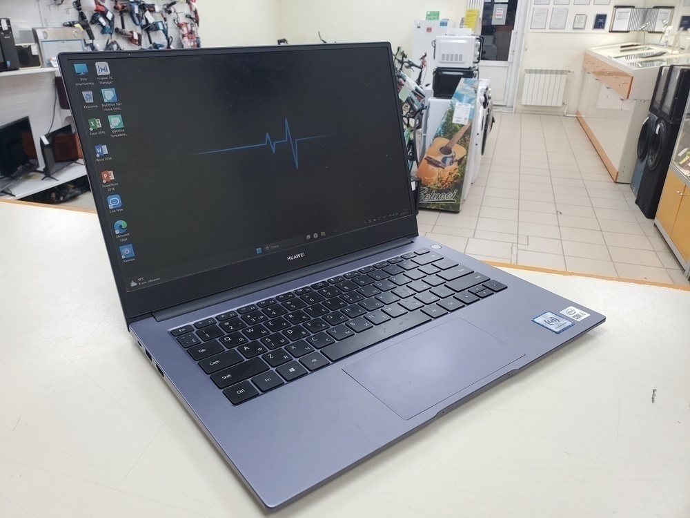 Ноутбук Huawei MateBook D 14; Core i5-10210U, Intel UHD Graphics, 8 Гб, 256 Гб, Нет