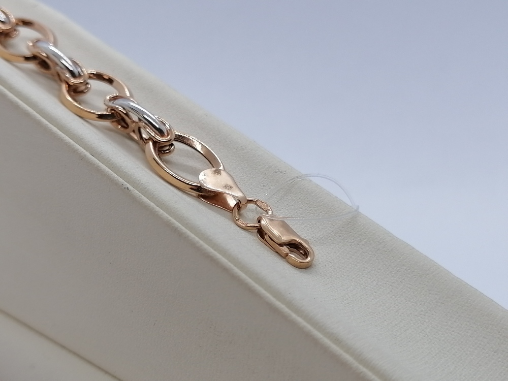 БРАСЛЕТ ПУСТОТЕЛЫЙ Фантазия (Au 585)