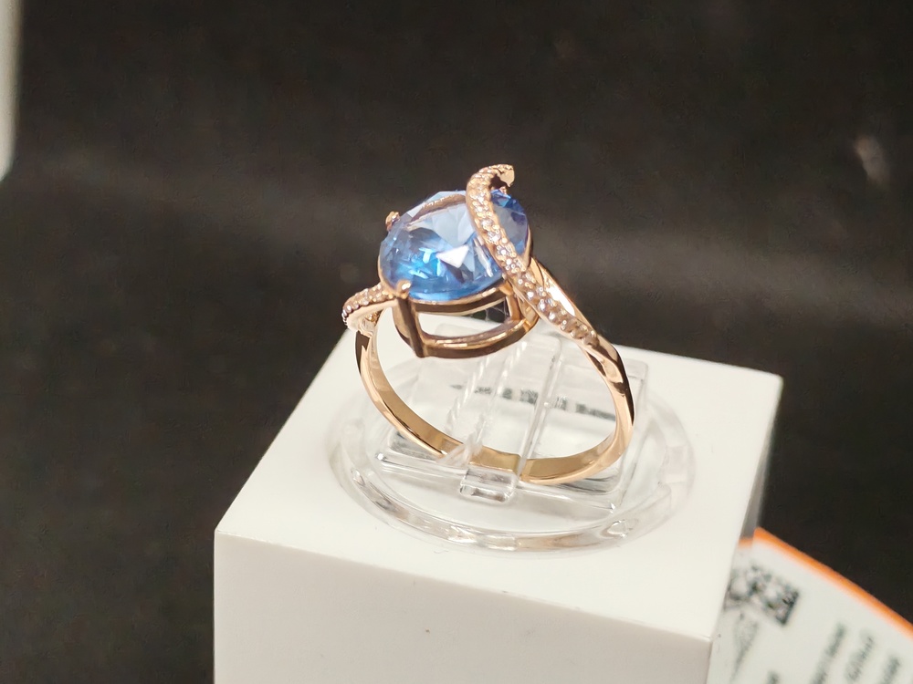 КОЛКМИ585 КОЛЬЦО С КАМНЯМИ (Au 585)