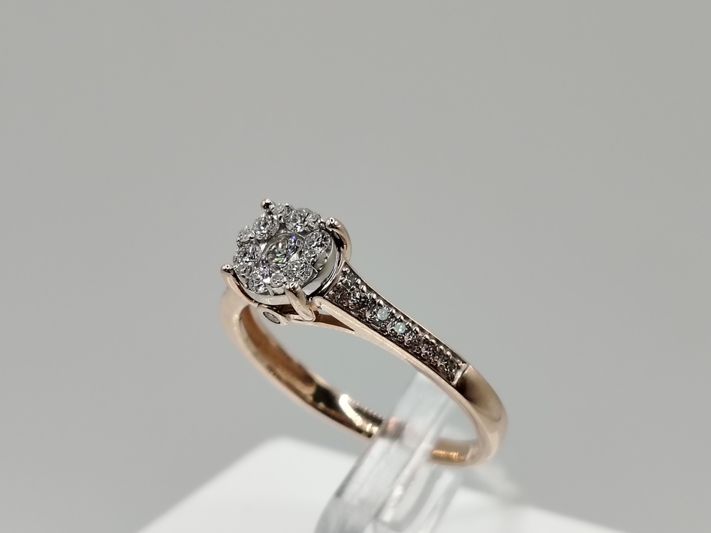 КОЛЬЦО БРИЛЛИАНТ Au 585