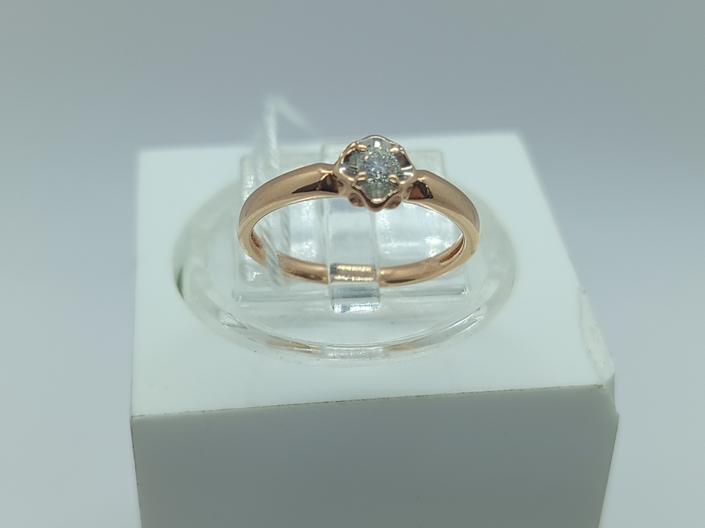 КОЛЬЦО БРИЛЛИАНТ Au 585