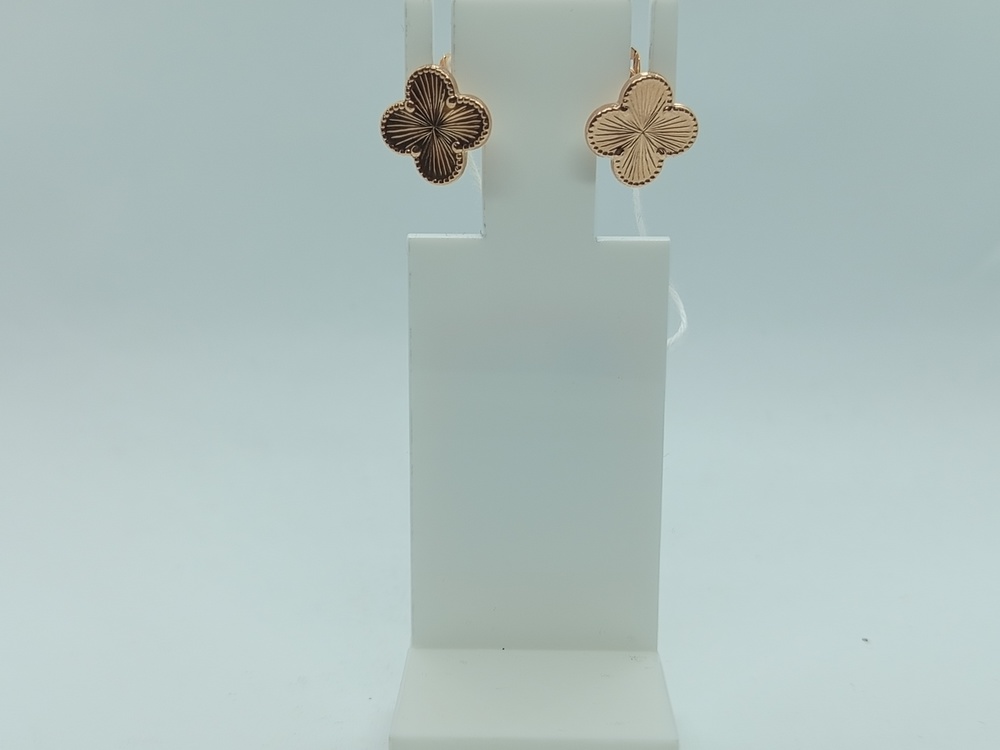 СБКМ585 СЕРЬГИ БЕЗ КАМНЯ (Au 585)