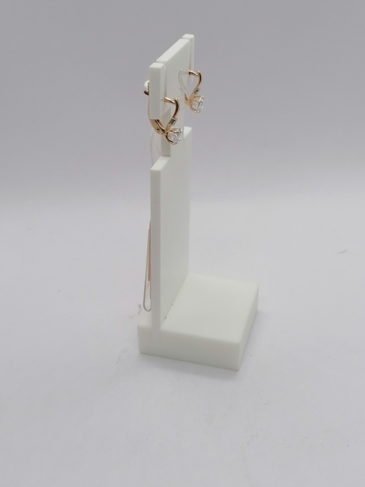 СКМИ585 СЕРЬГИ С КАМНЯМИ (Au 585)