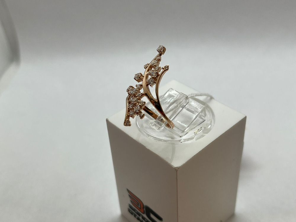 КОЛКМИ585 КОЛЬЦО С КАМНЯМИ (Au 585)