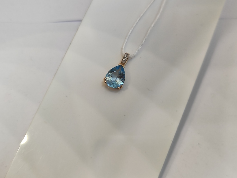 ПОДКМИ585 ПОДВЕСКА С КАМНЯМИ (Au 585)