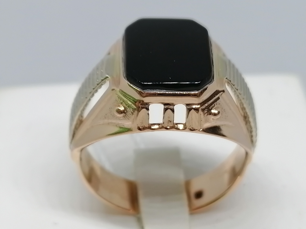 ПЕЧАТКА С КАМНЕМ (Au 585)