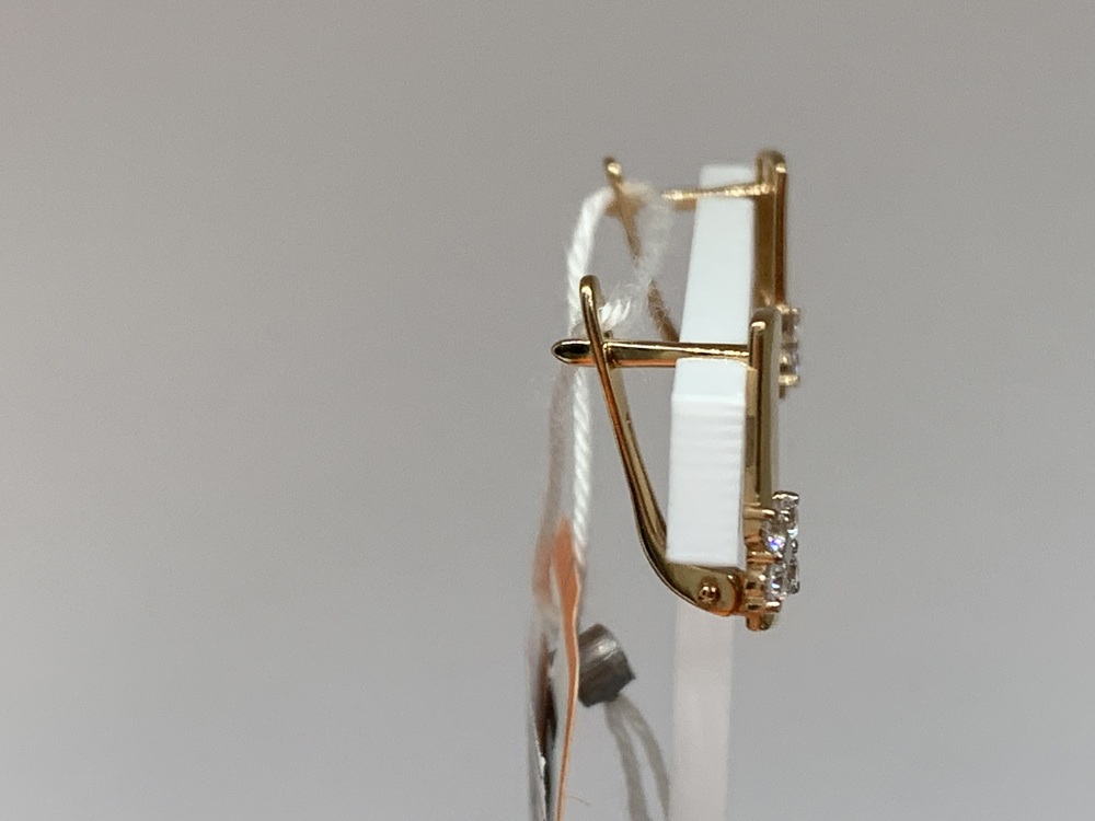 СКМИ585 СЕРЬГИ С КАМНЯМИ (Au 585)