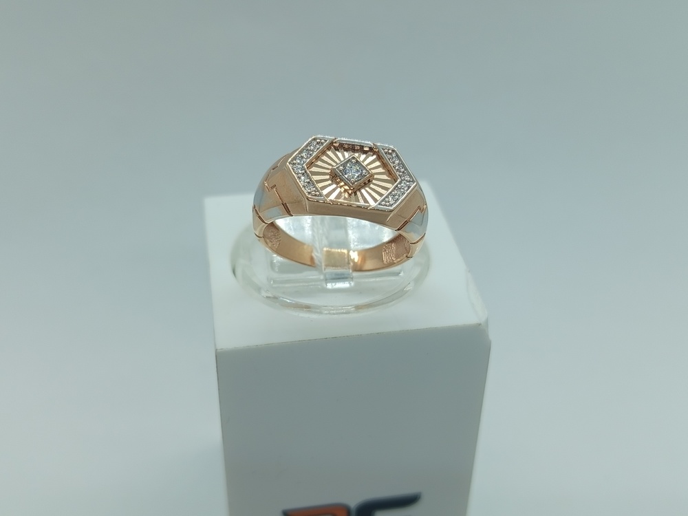 ПЕЧКМИ585 ПЕЧАТКА С КАМНЯМИ (Au 585)