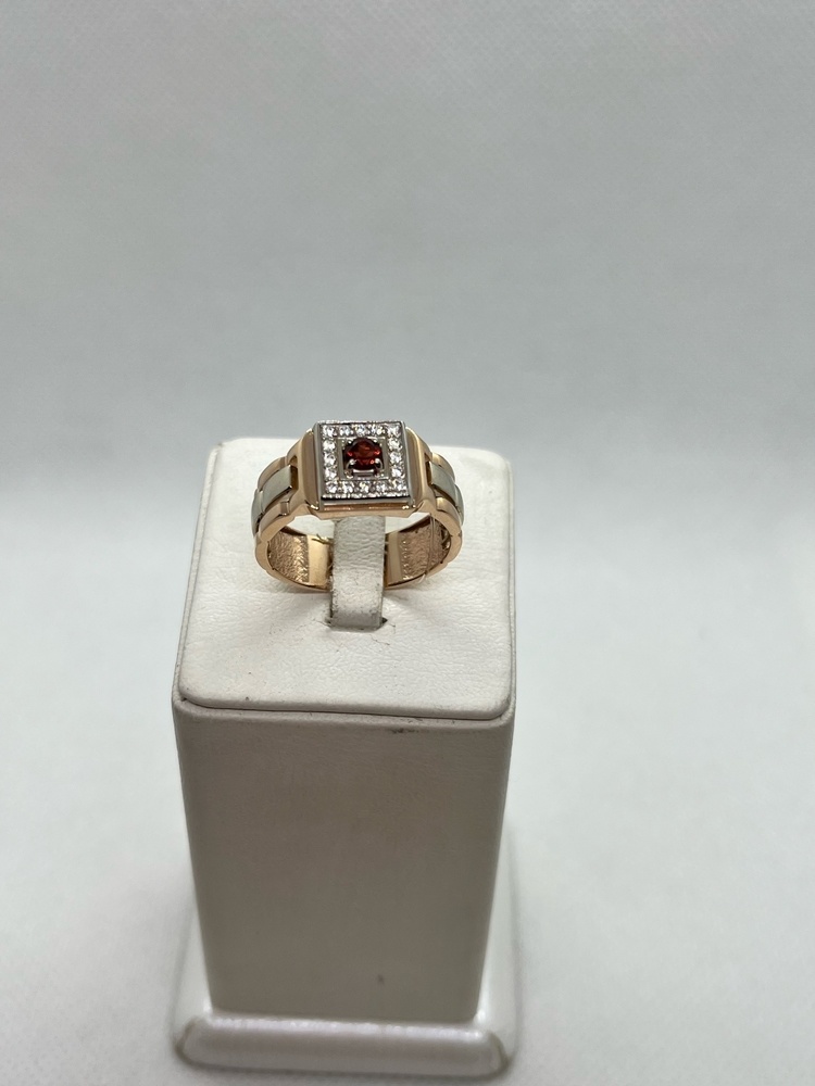 ПЕЧАТКА С КАМНЯМИ (Au 585)