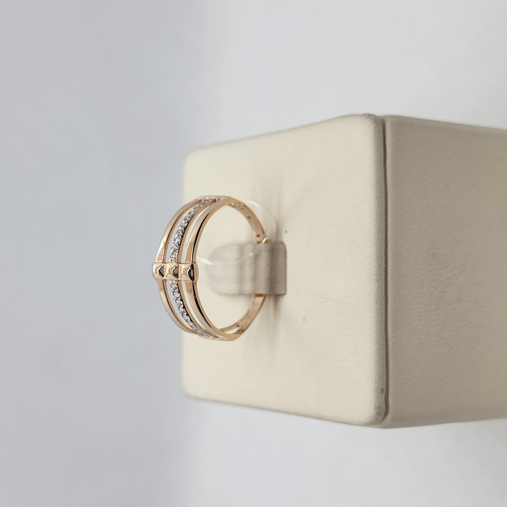 КОЛЬЦО С КАММНЯМИ (Au 585)