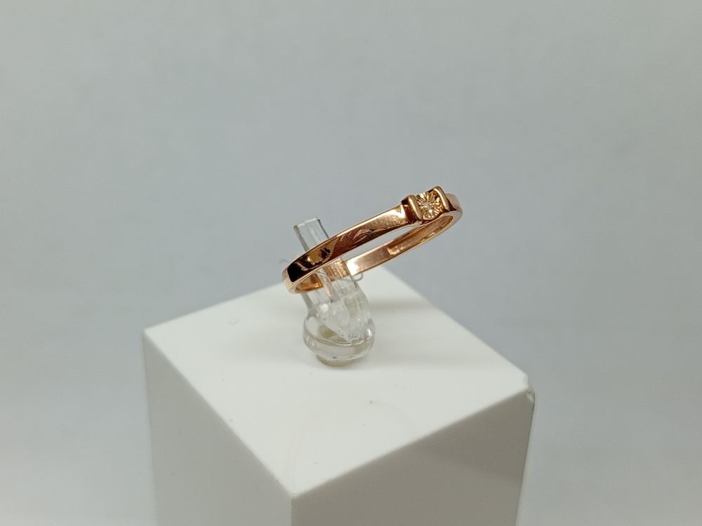 КОЛЬЦО БРИЛЛИАНТ (Ag 925)