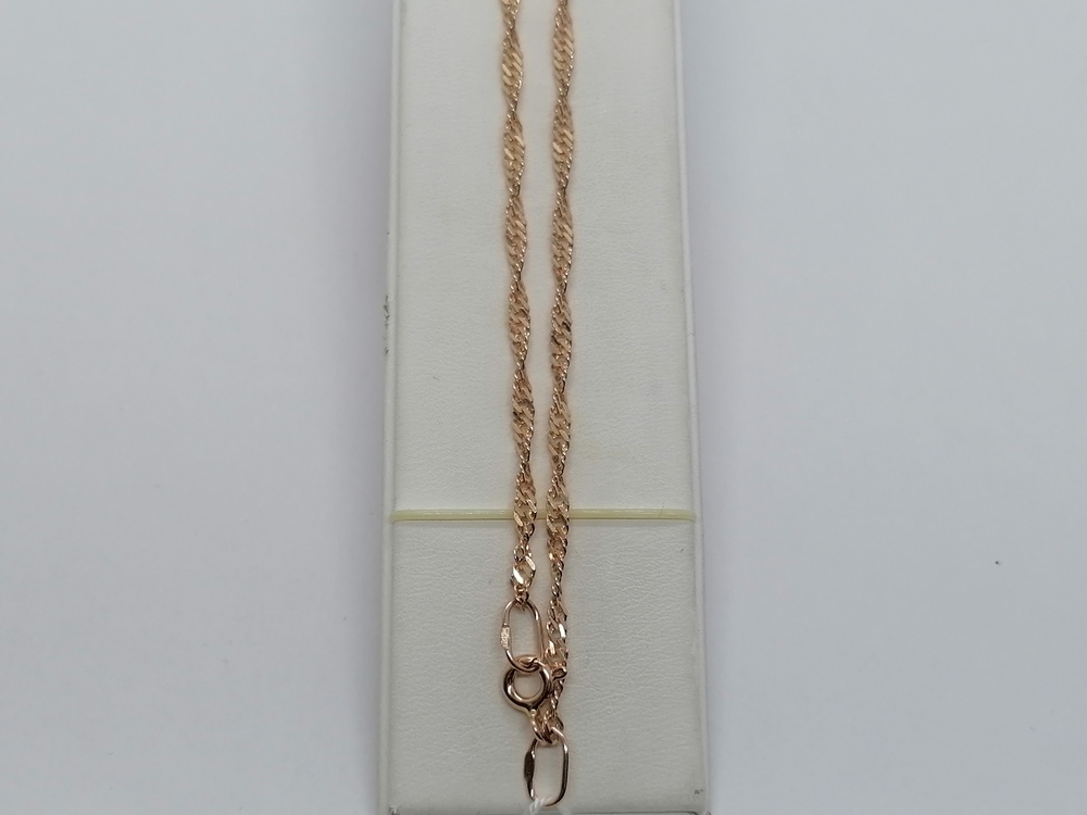 ЦЛСИ585 ЦЕПЬ ПОЛНОВЕСНАЯ Сингапур (Au 585)