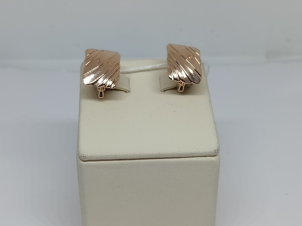 СБКМ585 СЕРЬГИ БЕЗ КАМНЯ (Au 585)